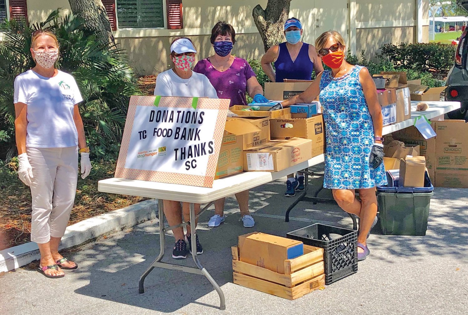 ADK Sorority collected and donated food to the Treasure Coast Food Bank.